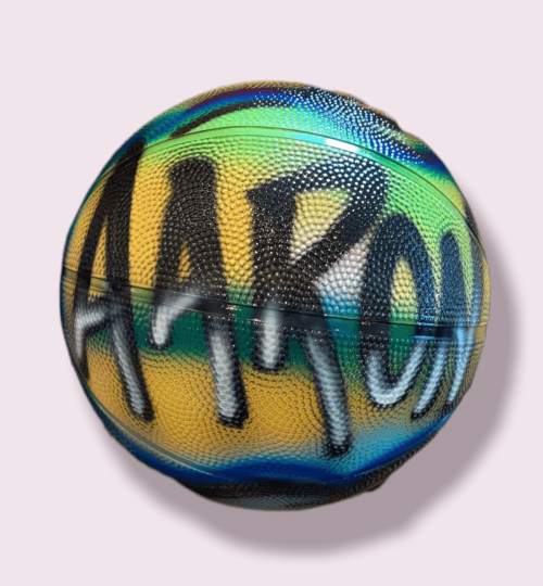 Airbrush Basketballs