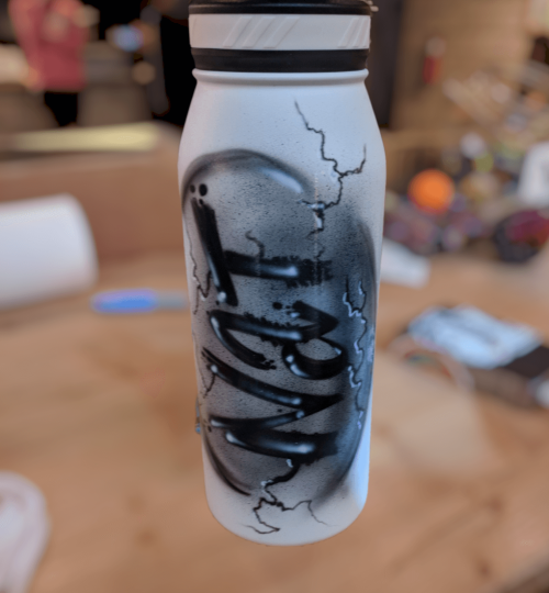 Painted Water Bottles