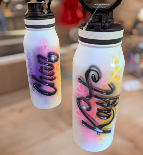 Painted Water Bottles