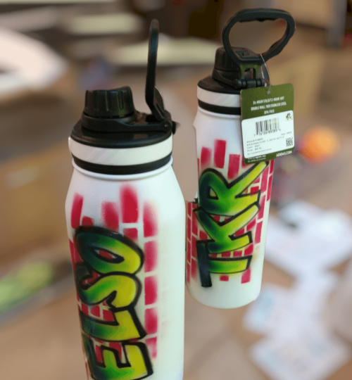 Painted Water Bottles