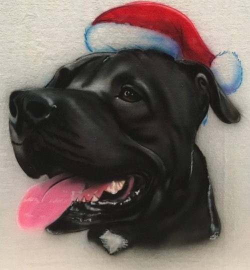 Dog Airbrush Art