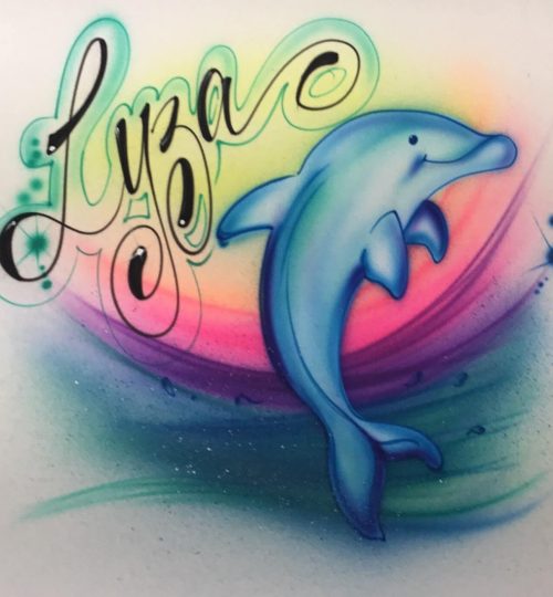 Dolphin Airbrush Art