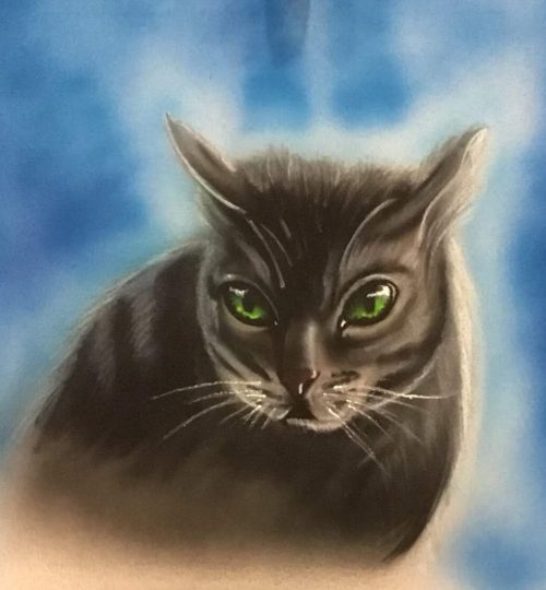 Cat Airbrush Art