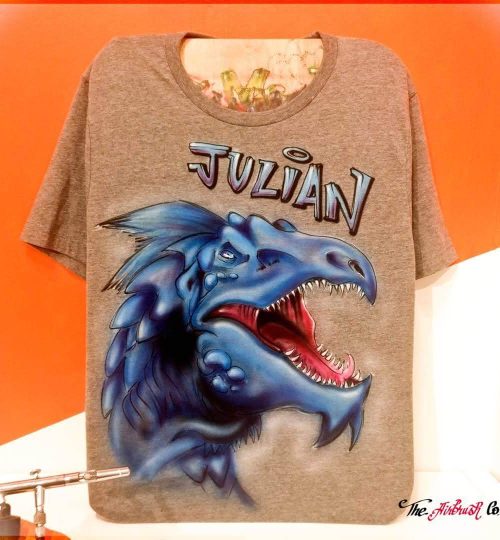 Dinosaur Airbrush Art