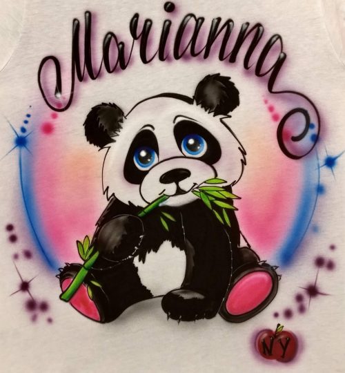 Panda Airbrush Art