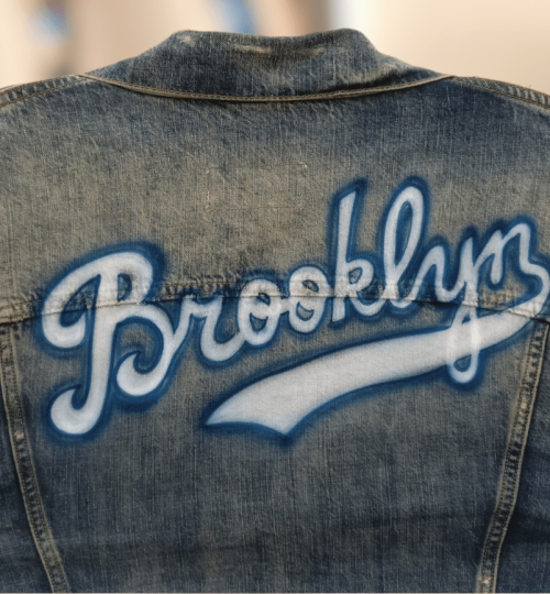 Painted Jean Jacket Brooklyn