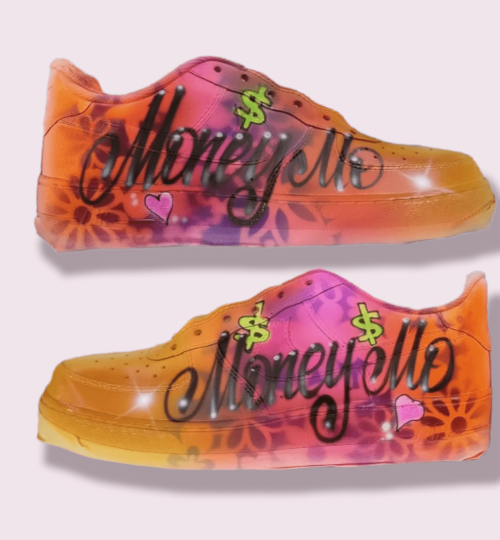 Painted Nike Sneakers