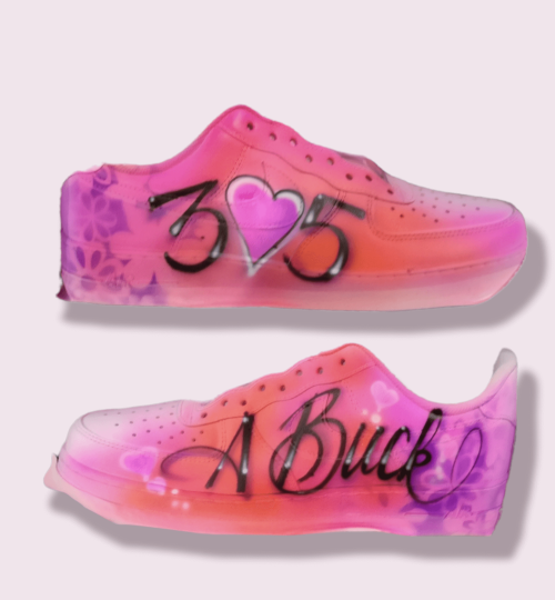 Painted Nike Sneakers