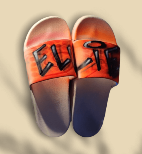 Slides Shoes Airbrush Design